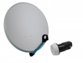 Engel Reflector Dimension L (width 80 - 99cm) - Steel Satellite Kit 80cm + Lnb - AN7023IL